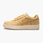 A BATHING APE® Mens BAPE STA YELLOW NUBUK 4