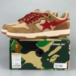 GT A Bathing Ape Bape Wheat Red 3